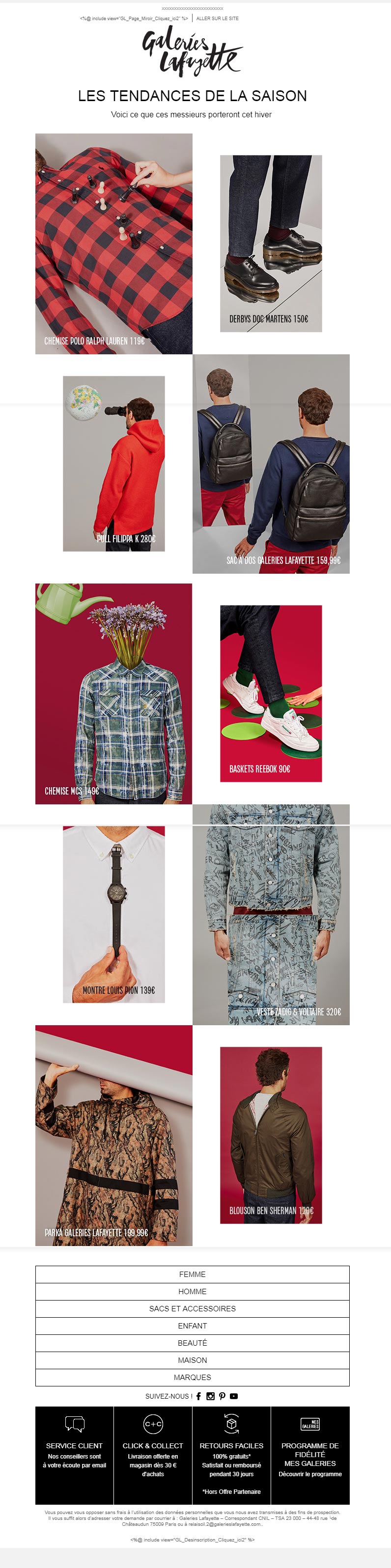 Pap homme Haussmann